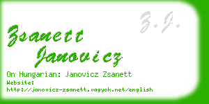 zsanett janovicz business card